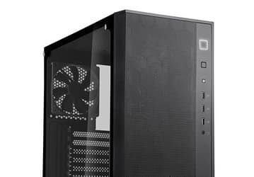 Передняя панель корпуса SilverStone FARA R1 почти полностью изготовлена из сетки