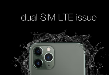 Apple iPhone 11 Pro Max самопроизвольно отключается от LTE в режиме с двумя SIM-картами