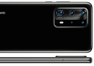 Черный Huawei P40 Pro позирует на новом изображении