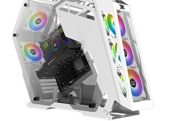 Открытый корпус Xigmatek Zeus Arctic окрашен в белый цвет