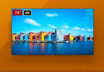 75-дюймовый телевизор Xiaomi подешевел почти вдвое в Китае