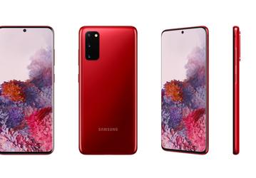 Фанатам красного цвета не стоит проходить мимо смартфонов Galaxy S20