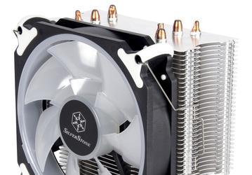 Процессорная система охлаждения SilverStone Argon AR12 RGB рассчитана на процессоры с TDP до 125 Вт