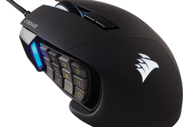 Мышь Corsair Scimitar RGB Elite оснащена 17 программируемыми кнопками 