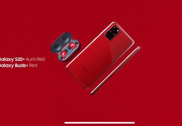 Samsung Galaxy S20 и S20+ в красном уже поступили в продажу у себя на родине