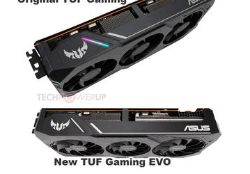 Системы охлаждения видеокарт Asus TUF Gaming X3 Radeon RX 5700 EVO и RX 5700 XT EVO отличаются от систем охлаждения карт серии TUF Gaming X3 Radeon RX 5700