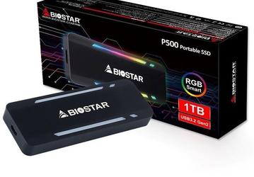 Серию внешних твердотельных накопителей Biostar P500 открыли модели объемом 512 ГБ и 1ТБ