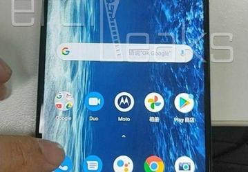 Первое живое фото Moto G 5G