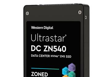 Представлен твердотельный накопитель Ultrastar DC ZN540