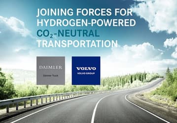 Volvo Group и Daimler Truck AG создают совместное предприятие по производству топливных элементов