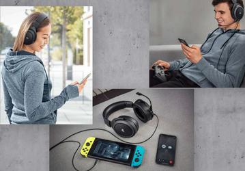 Гарнитура Corsair HS70 Bluetooth поддерживает проводное и беспроводное подключение одновременно