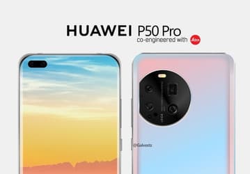 Первые изображения Huawei P50 Pro