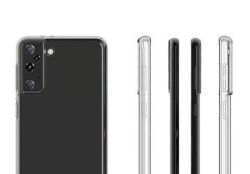 Samsung Galaxy S21 Plus показали в прозрачном чехле со всех сторон