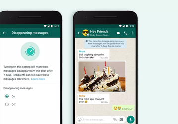 Теперь всё официально. В WhatsApp появились исчезающие сообщения