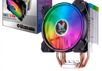 Процессорная система охлаждения Super Flower Neon 122 украшена 40 светодиодами