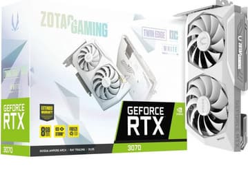 Короткая и белая. Представлена видеокарта Zotac GeForce RTX 3070 Twin Edge OC White Edition (ZT-A30700J-10P) 