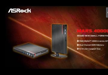 Самый тонкий в мире компьютер на базе мощных APU AMD Ryzen 4000. Представлен мини-ПК ASrock 4000U