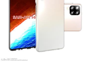 Новый смартфон Samsung Galaxy A12 с аккумулятором на 7000 мА•ч показали со всех сторон