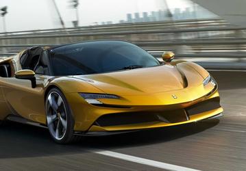 Ferrari SF90 Spider — самый динамичный в мире подключаемый гибрид с жёсткой складной крышей