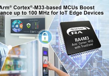Микроконтроллеры Renesas RA4M3 предназначены для промышленной электроники и устройств интернета вещей