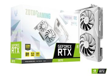 Видеокарты Zotac GeForce RTX 3080 Trinity и RTX 3070 Twin Edge выпущены в белом варианте