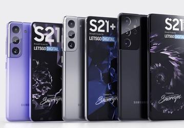 Очень качественные изображения Samsung Galaxy S21, S21+ и S21 Ultra на основе официальных материалов и множество подробностей