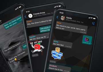 WhatsApp всерьёз взялся за стикеры и не только. Удобный поиск и индивидуальный фон для чатов