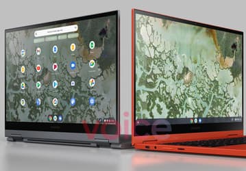 Samsung Galaxy Chromebook 2 в двух цветах на официальном рендере