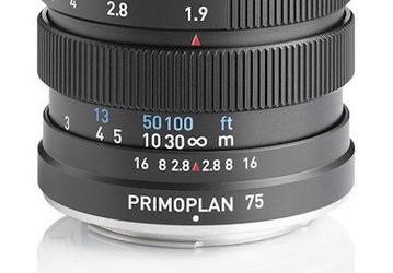 Анонсированы продажи объектива Primoplan 75 f1.9 II