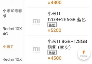 От 690 до 800 долларов. Названа стоимость всех версий Xiaomi Mi 11
