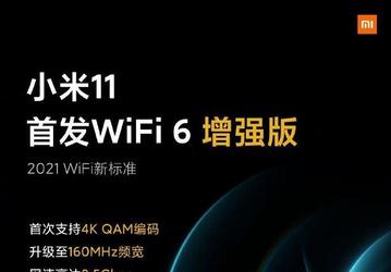 Xiaomi Mi 11 поддерживает скорость до 3,5 Гбит/с и кодирование 4K QAM