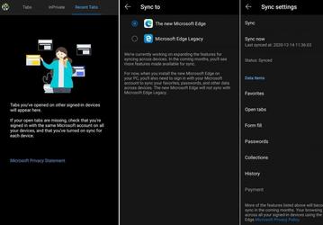 Microsoft Edge порадовал пользователей Windows 10 и Android. Добавлена синхронизация вкладок