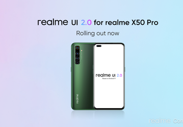 Первый смартфон Realme получил стабильную Android 11