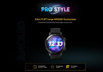 Экран AMOLED, 15 спортивных режимов, пульсоксиметр, GPS и 14 дней автономности. Это умные часы Realme Watch S Pro