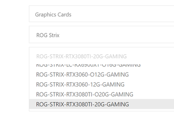 Asus подтверждает наличие планов выпуска видеокарты ROG Strix GeForce RTX 3080 Ti с 20 ГБ памяти