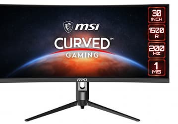 Основой игрового монитора MSI Optix MAG301 CR2 служит 30-дюймовая вогнутая панель
