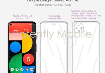 Первое изображение Google Pixel 6 с подэкранной камерой