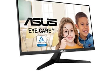 На рамки экранов и кнопки мониторов Asus VY249HE и VY279HE нанесено антибактериальное покрытие