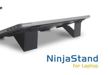 Складная подставка NinjaStand для ноутбука весит всего 50 г