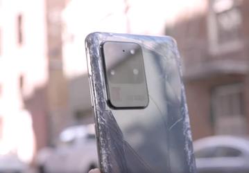 Уничтожение Samsung Galaxy S20 Ultra. Смартфон не прошёл тест на падения