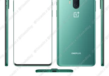 OnePlus 8 Pro позирует на первом официальном изображении. Новый фирменный цвет — зелёный