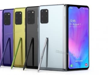 Складной флагман Samsung Galaxy Fold 2 похож на Huawei P40 Pro+ на новых рендерах