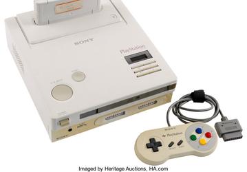 Уникальную игровую консоль Nintendo Play Station Super NES продали за 360 000 долларов