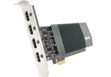Видеокарта Asus GT710-4H-SL-2GD5 оснащена четырьмя выходами HDMI