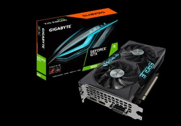 Бюджетная видеокарта с хорошим кулером, памятью GDDR6 и впечатляющим разгоном. Представлена Gigabyte GeForce GTX 1650 D6 Eagle OC 4G