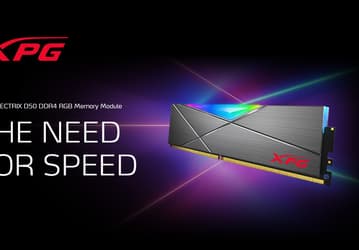 Линейку модулей памяти Adata XPG Spectrix D50 DDR4 RGB пополнили модули DDR4-4800 и DDR4-4600