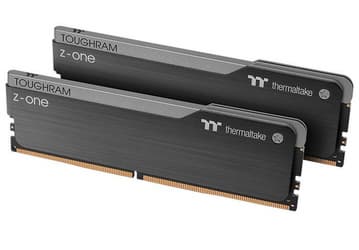 Дизайнеры модулей памяти Thermaltake Toughram Z-One DDR4-3600 и DDR4-3200 обошлись без RGB