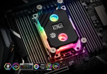 Водоблок Bitspower Block Summit ELX для процессоров AMD, устанавливаемых в разъем sTRX4, оснащен дисплеем OLED