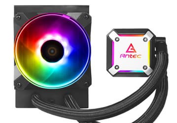 В процессорных системах жидкостного охлаждения Antec Neptune 120 и Neptune 240 помпа прикреплена к радиатору