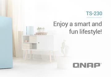 Сетевое хранилище Qnap TS-230 предназначено для домашнего применения